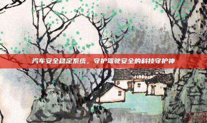 汽车安全稳定系统，守护驾驶安全的科技守护神