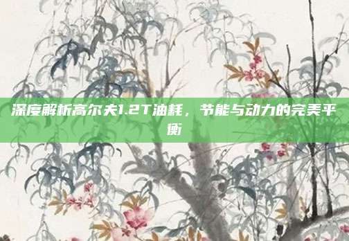 深度解析高尔夫1.2T油耗，节能与动力的完美平衡