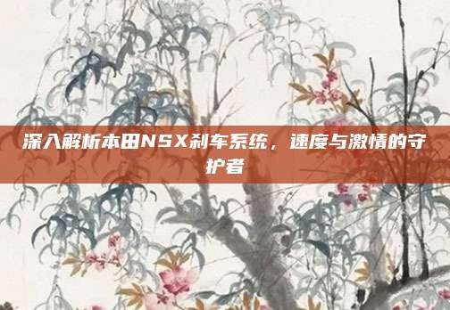 深入解析本田NSX刹车系统，速度与激情的守护者