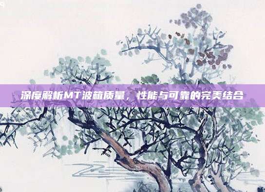 深度解析MT波箱质量,性能与可靠的完美结合