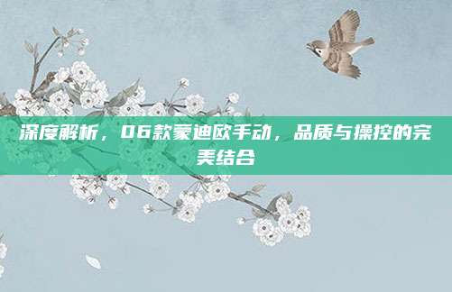 深度解析,06款蒙迪欧手动,品质与操控的完美结合