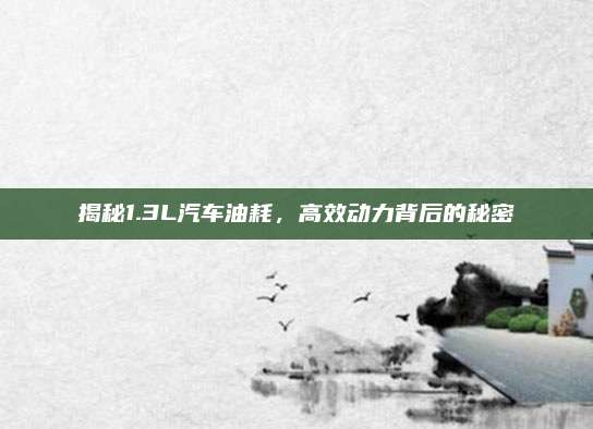 揭秘1.3L汽车油耗,高效动力背后的秘密