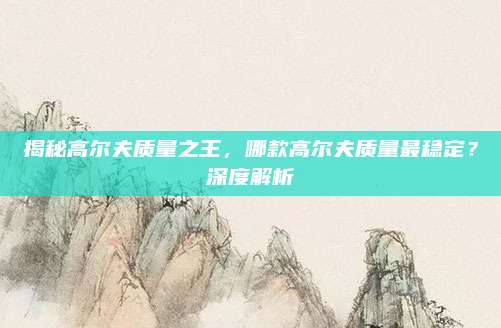 揭秘高尔夫质量之王,哪款高尔夫质量最稳定?深度解析