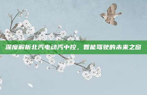 深度解析北汽电动汽中控，智能驾驶的未来之窗