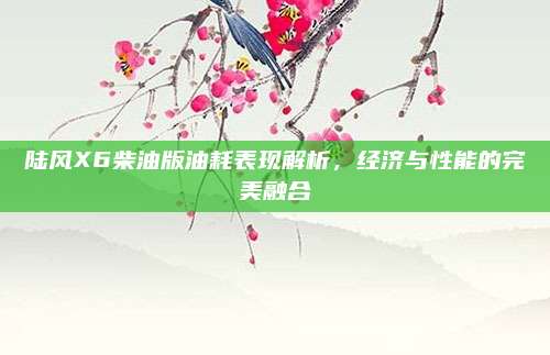陆风X6柴油版油耗表现解析，经济与性能的完美融合