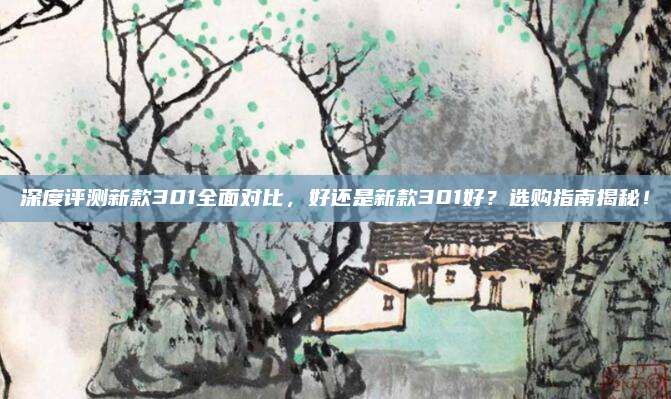 深度评测新款301全面对比，好还是新款301好？选购指南揭秘！