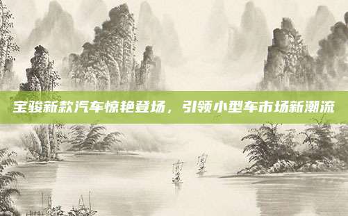 宝骏新款汽车惊艳登场，引领小型车市场新潮流