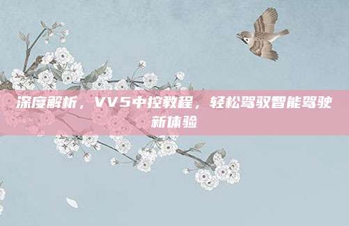 深度解析,VV5中控教程,轻松驾驭智能驾驶新体验