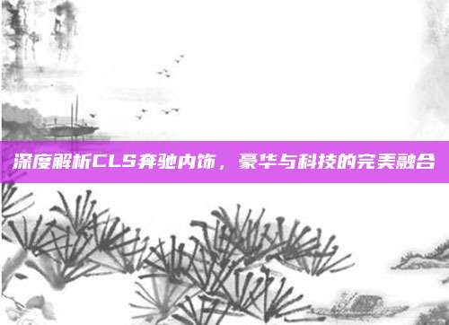 深度解析CLS奔驰内饰,豪华与科技的完美融合
