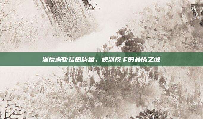 深度解析猛禽质量,硬派皮卡的品质之谜