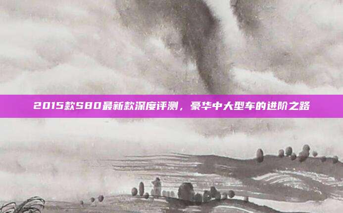2015款S80最新款深度评测,豪华中大型车的进阶之路