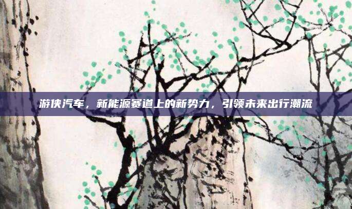 游侠汽车，新能源赛道上的新势力，引领未来出行潮流