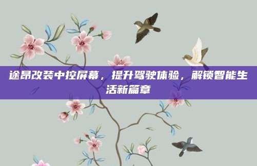 途昂改装中控屏幕,提升驾驶体验,解锁智能生活新篇章