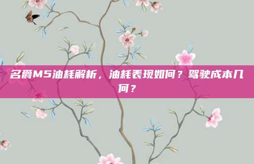 名爵M5油耗解析，油耗表现如何？驾驶成本几何？
