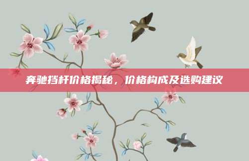 奔驰挡杆价格揭秘，价格构成及选购建议