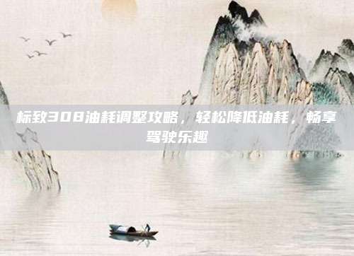 标致308油耗调整攻略,轻松降低油耗,畅享驾驶乐趣