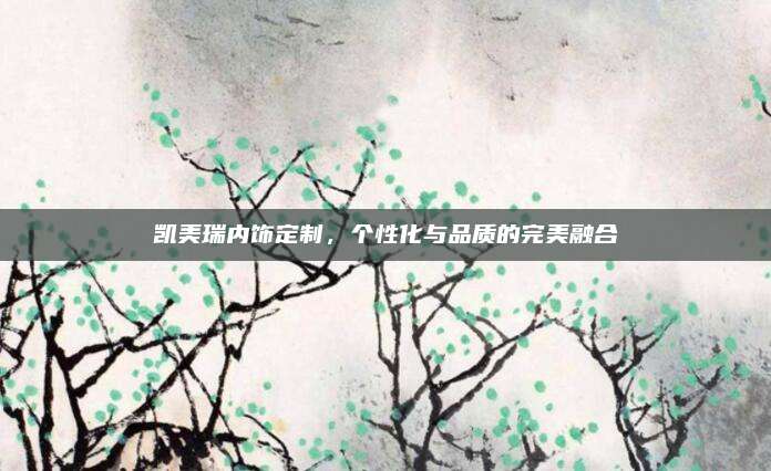 凯美瑞内饰定制，个性化与品质的完美融合