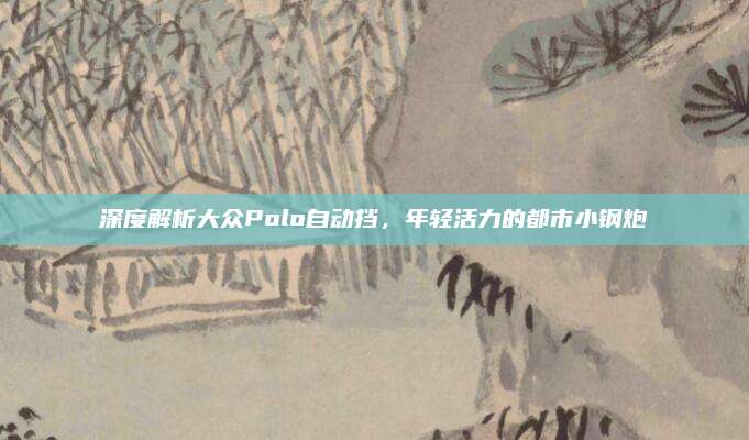 深度解析大众Polo自动挡,年轻活力的都市小钢炮