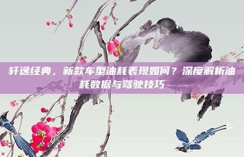 轩逸经典,新款车型油耗表现如何?深度解析油耗数据与驾驶技巧