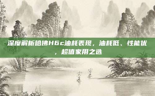 深度解析哈佛H6c油耗表现,油耗低、性能优,超值家用之选