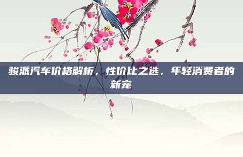 骏派汽车价格解析,性价比之选,年轻消费者的新宠