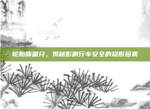 轮胎质量分,揭秘影响行车安全的隐形因素