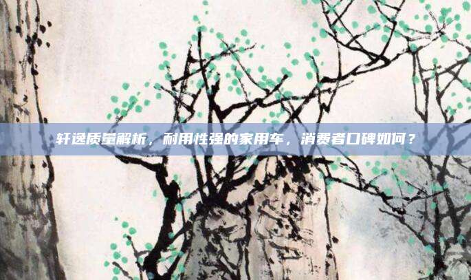 轩逸质量解析,耐用性强的家用车,消费者口碑如何?