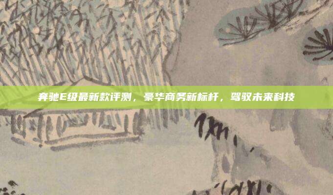 奔驰E级最新款评测，豪华商务新标杆，驾驭未来科技
