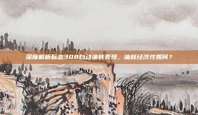 深度解析标志308自动油耗表现,油耗经济性如何?