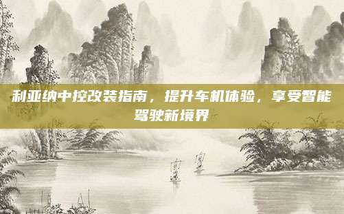利亚纳中控改装指南,提升车机体验,享受智能驾驶新境界