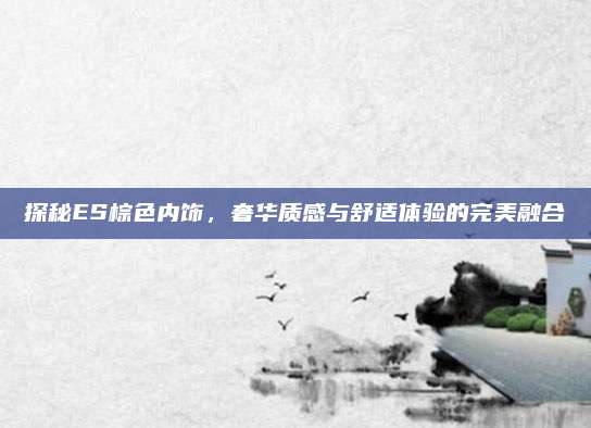 探秘ES棕色内饰，奢华质感与舒适体验的完美融合