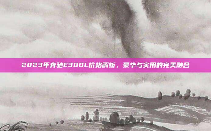 2023年奔驰E300L价格解析,豪华与实用的完美融合
