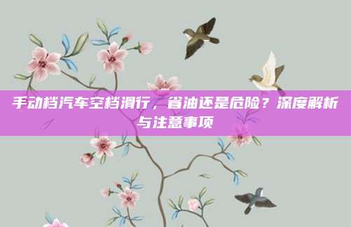 手动档汽车空档滑行,省油还是危险?深度解析与注意事项