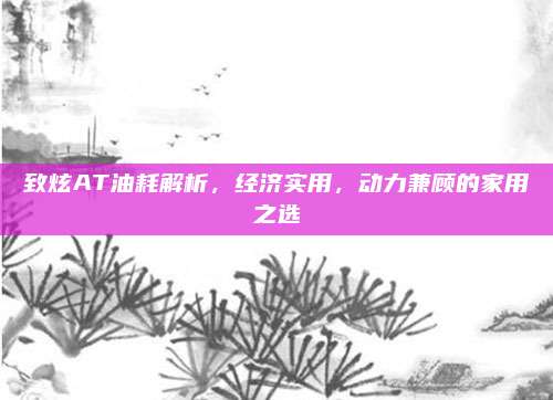 致炫AT油耗解析,经济实用,动力兼顾的家用之选