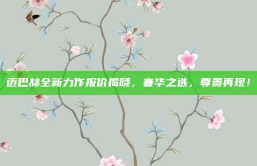 迈巴赫全新力作报价揭晓,奢华之选,尊贵再现!