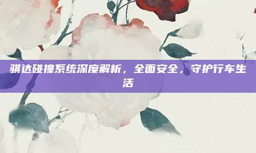 骐达碰撞系统深度解析,全面安全,守护行车生活
