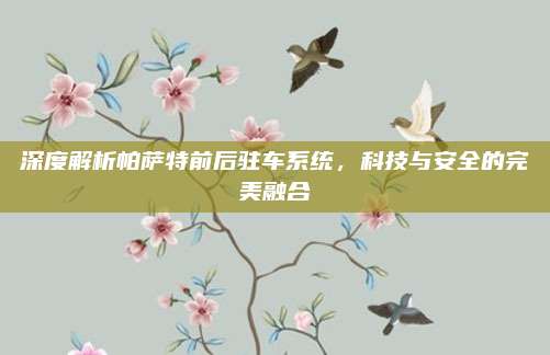 深度解析帕萨特前后驻车系统，科技与安全的完美融合