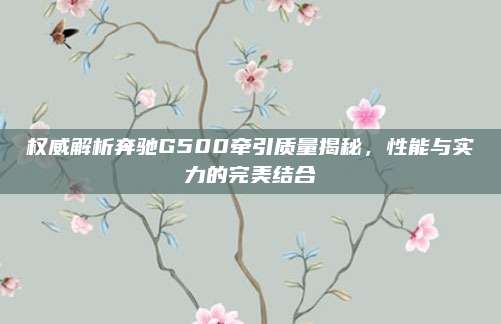 权威解析奔驰G500牵引质量揭秘,性能与实力的完美结合