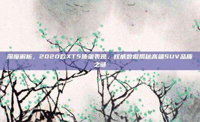 深度解析,2020款XT5质量表现,权威数据揭秘高端SUV品质之谜