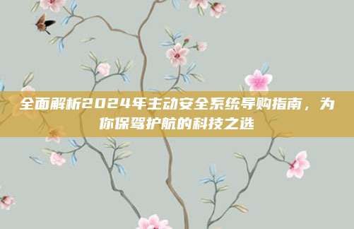 全面解析2024年主动安全系统导购指南，为你保驾护航的科技之选