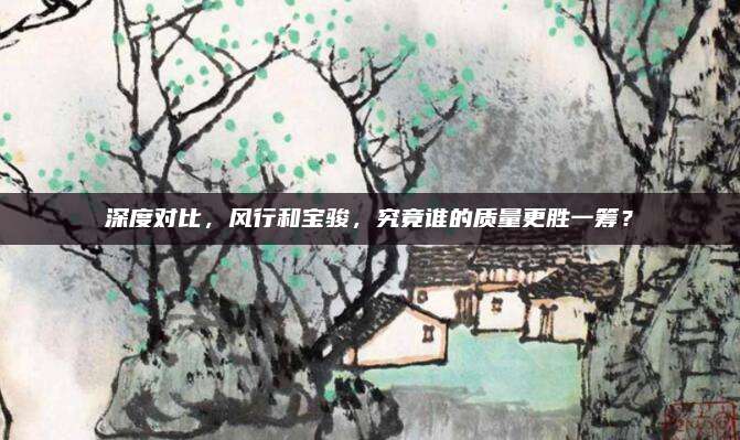 深度对比，风行和宝骏，究竟谁的质量更胜一筹？