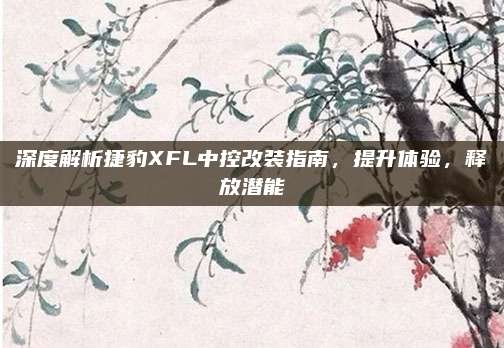 深度解析捷豹XFL中控改装指南，提升体验，释放潜能