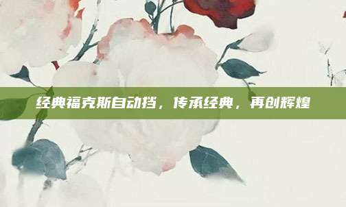 经典福克斯自动挡，传承经典，再创辉煌