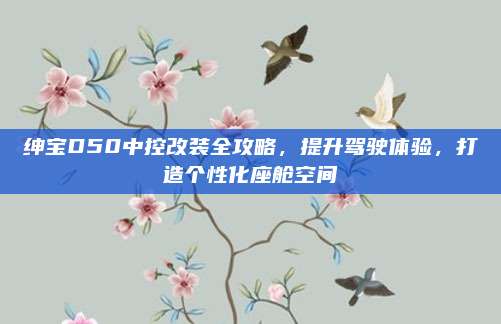 绅宝D50中控改装全攻略,提升驾驶体验,打造个性化座舱空间