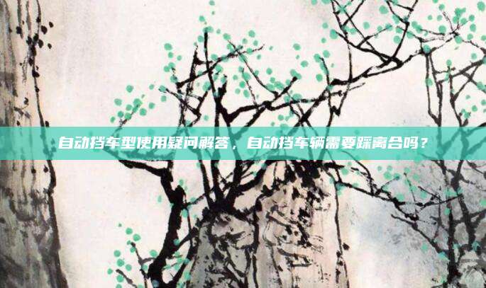 自动挡车型使用疑问解答,自动挡车辆需要踩离合吗?