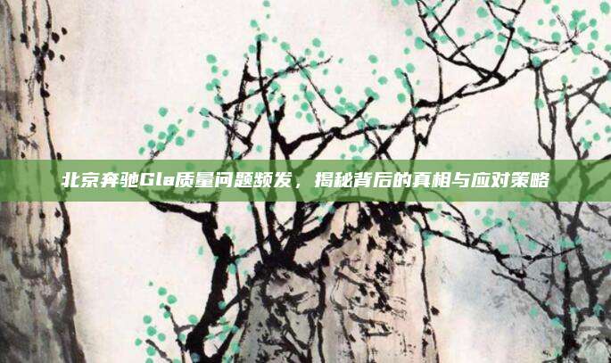 北京奔驰Gla质量问题频发,揭秘背后的真相与应对策略