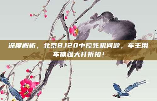 深度解析,北京BJ20中控死机问题,车主用车体验大打折扣!