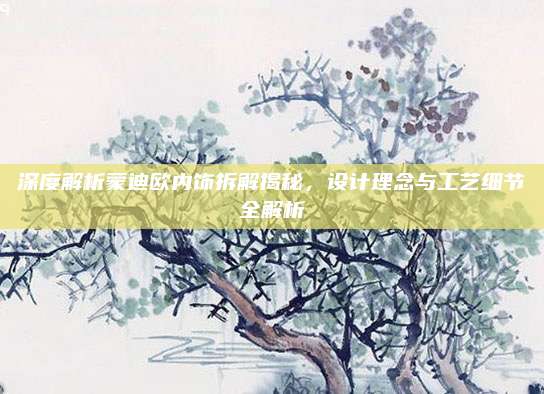 深度解析蒙迪欧内饰拆解揭秘,设计理念与工艺细节全解析