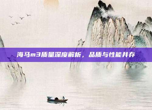 海马m3质量深度解析,品质与性能并存