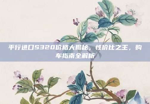 平行进口S320价格大揭秘,性价比之王,购车指南全解析